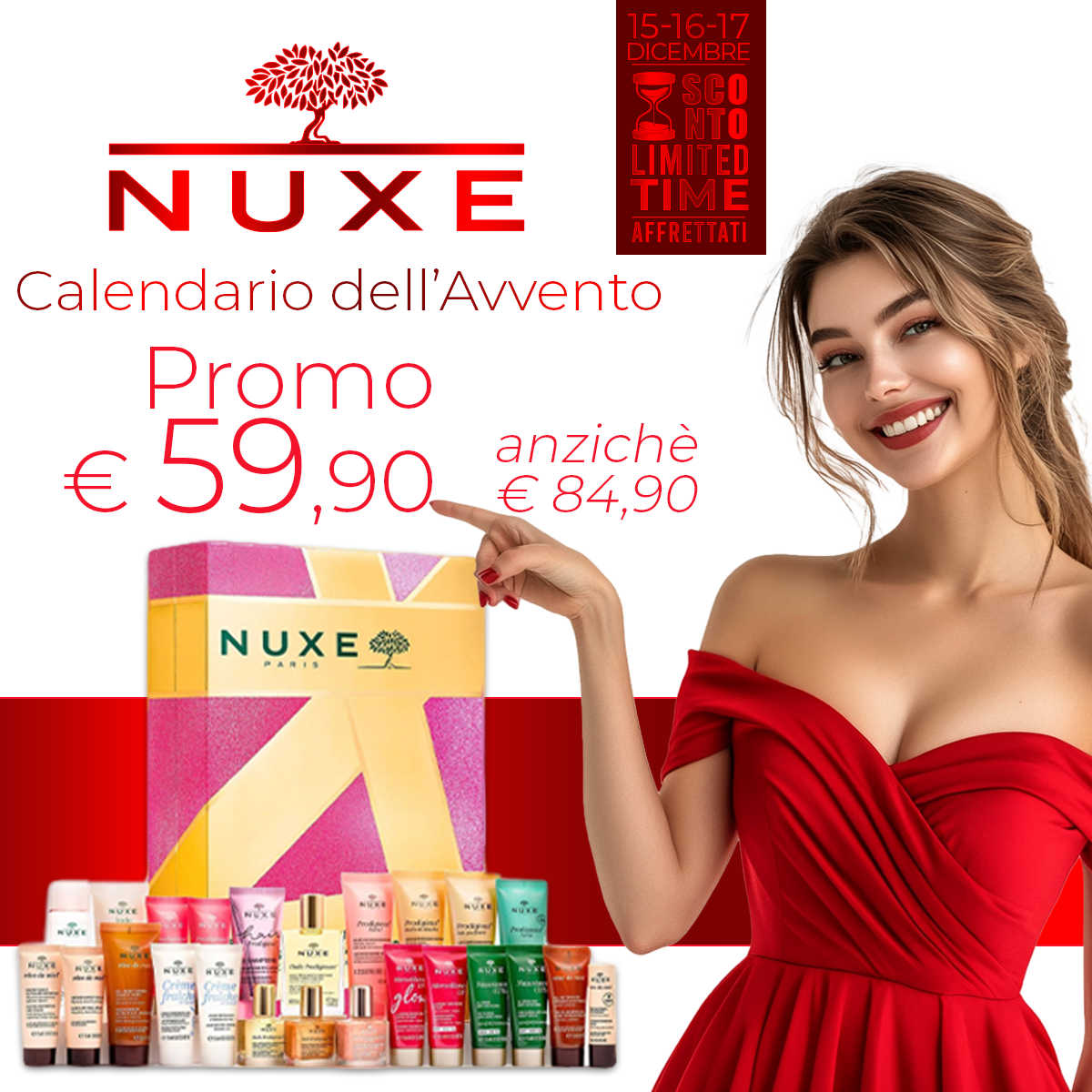 Promo a Tempo Calendario Avvento Nuxe